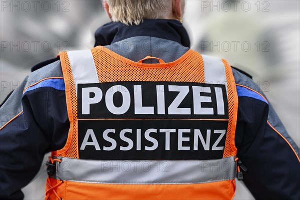 Police assistance lettering