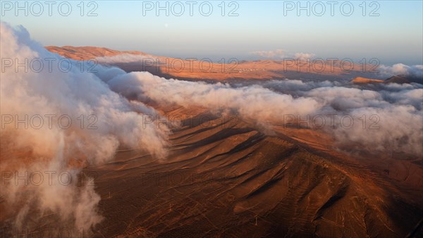 North of Fuerteventura, mountains near Triquivijate, Fuerteventura, Canary Islands, Spain, Europe