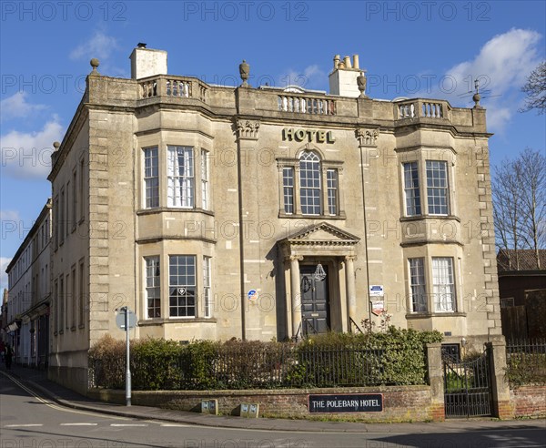 The Polebarn Hotel building, Trowbridge, Wiltshire, England, UK 1789, built by the Reverend John Clark