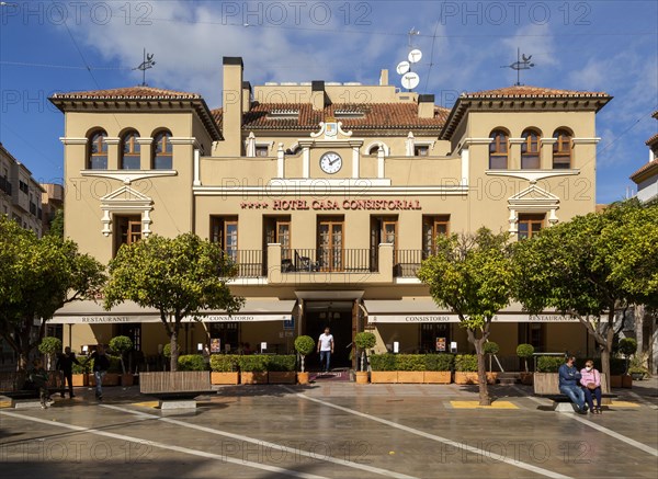 Hotel Casa Continental in resort town of Fuengirola, Costa del Sol, Andalusia, Spain, Europe