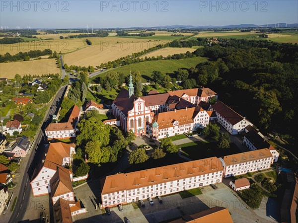 The monastery of St Marienstern is a Cistercian abbey in Panschwitz-Kuckau in the Upper Lusatia region of Saxony. St. Marienstern is an important cultural and religious centre for the Catholic Christians in the area, Panschwitz Kuckau, Saxony, Germany, Europe