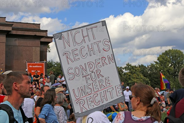 Major demonstration Berlin invites Europe - Festival for peace and freedom Berlin 29 August 2020