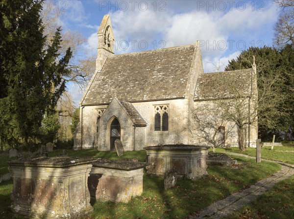 Historic village parish church of Saint Stephen, Beechingstoke, Wiltshire, England, UK Vale of Pewsey