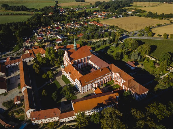 The monastery of St Marienstern is a Cistercian abbey in Panschwitz-Kuckau in the Upper Lusatia region of Saxony. St. Marienstern is an important cultural and religious centre for the Catholic Christians in the area, Panschwitz Kuckau, Saxony, Germany, Europe