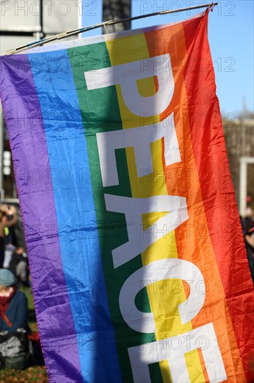 Large demonstration in Leipzig against the federal government's corona policy