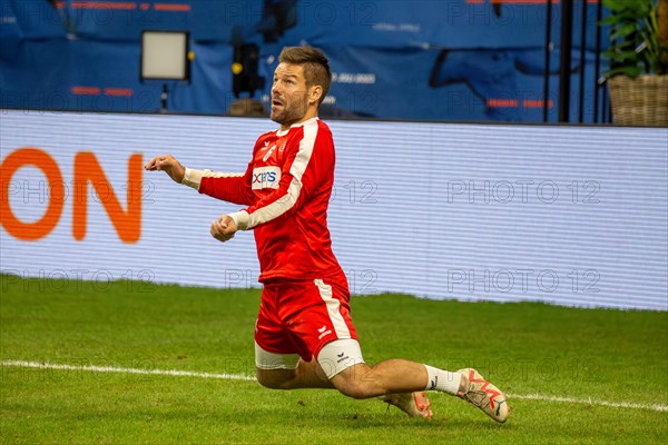 Fistball World Championship from 22 July to 29 July 2023 in Mannheim: Brazil defeated Switzerland 4:1 in the match for third place. Pictured here: Swiss national player Silvan Jung