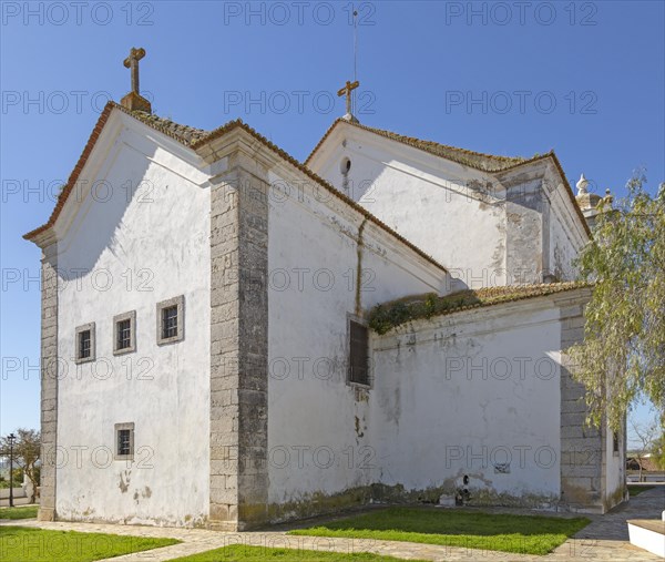 Basilica Real church 18th century building in village of Castro Verde, Baixo Alentejo, Portugal, southern Europe, Europe