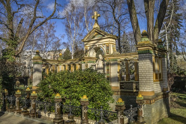 Jesus, Friedrich Eduard Hoffmann family grave, Dorotheenstaedtischer Friedhof, Chausseestrasse, Mitte, Berlin, Germany, Europe