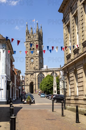 Historic church of Saint Mary, Warwick, Warwickshire, England, UK