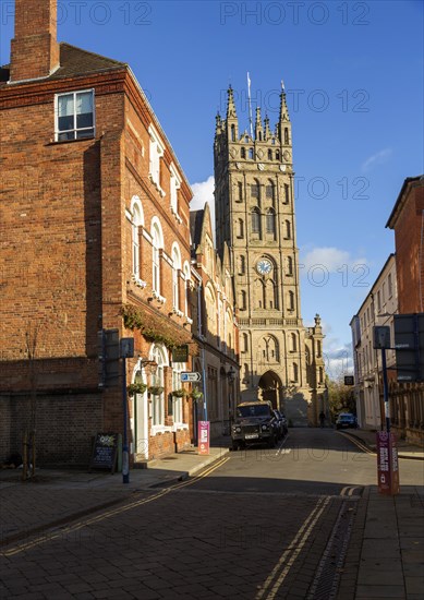 Historic Collegiate church of Saint Mary, Warwick, Warwickshire, England, UK