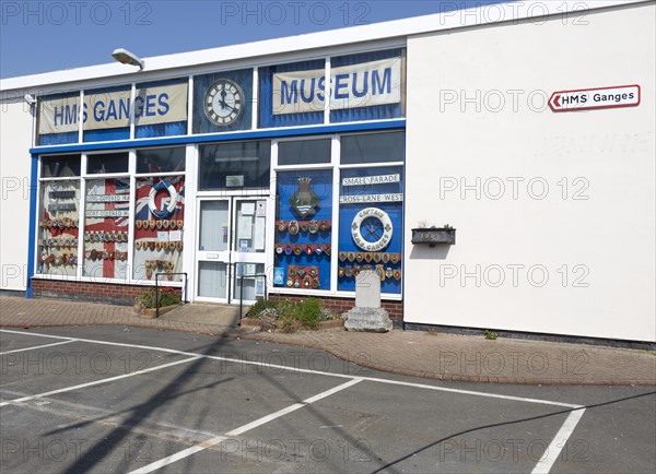 HMS Ganges museum, Shotley marina, Suffolk, England, UK