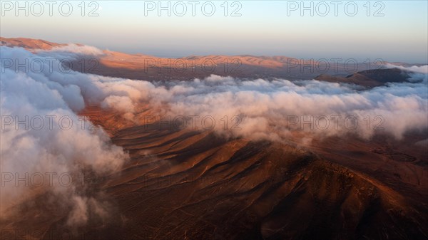 North of Fuerteventura, mountains near Triquivijate, Canary Islands, Fuerteventura, Spain, Europe