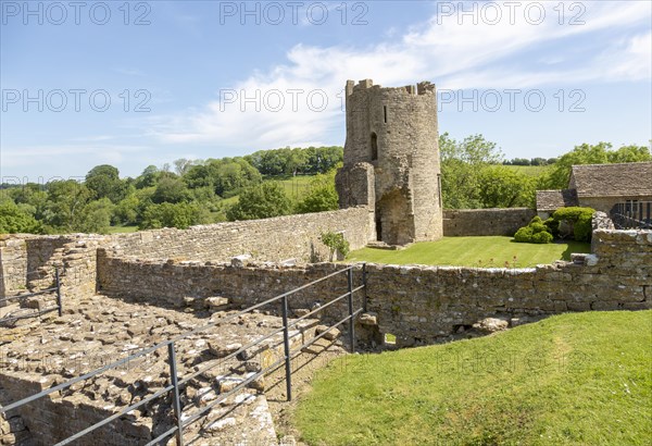 Farleigh Hungerford castle, Somerset, England, UK