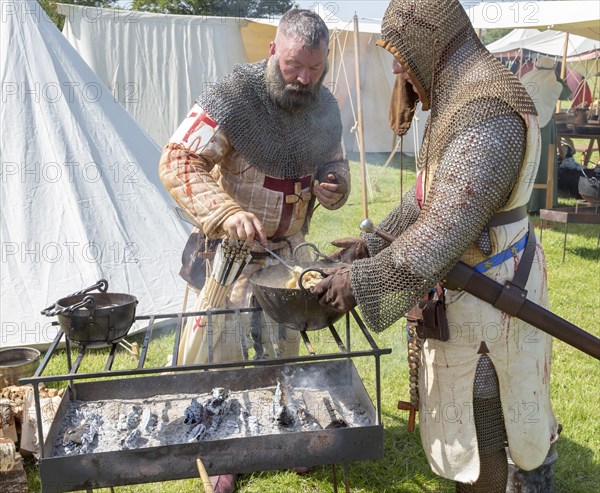 Stonham Barns History Alive event, Living History, Suffolk, England, UK 2019