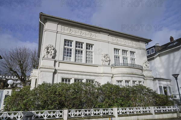 Villa, old building, Am spa garden, Bad Oeynhausen, North Rhine-Westphalia, Germany, Europe