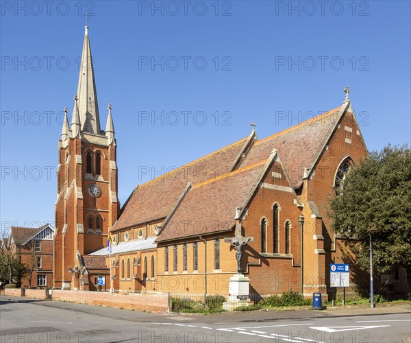 Church of St John the Baptist, Felixstowe, Suffolk, England, UK architect Sir Arthur Bloomfield started 1894