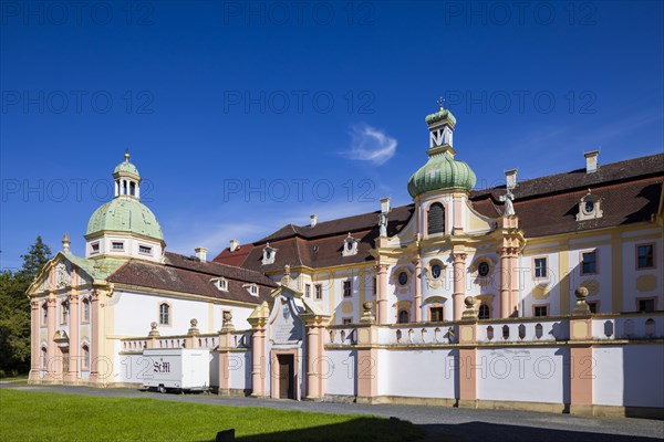 St Marienthal Monastery is a Cistercian abbey in Upper Lusatia in Saxony. It is the oldest nunnery of the order in Germany, which has existed without interruption since its foundation, Ostritz, Saxony, Germany, Europe