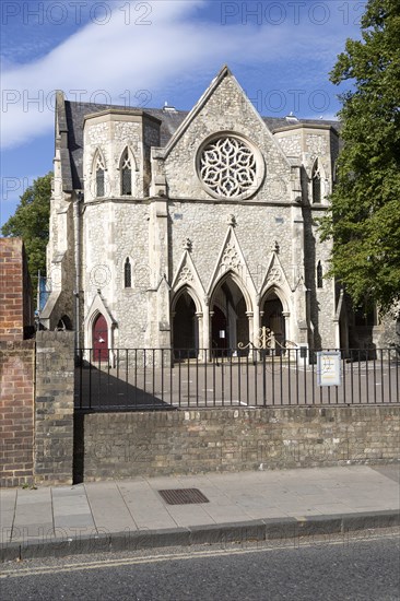 Christ Church Tacket Street, Ipswich, Suffolk, England, UK 1857, architect Frederick J. Barnes Gothic Revival style
