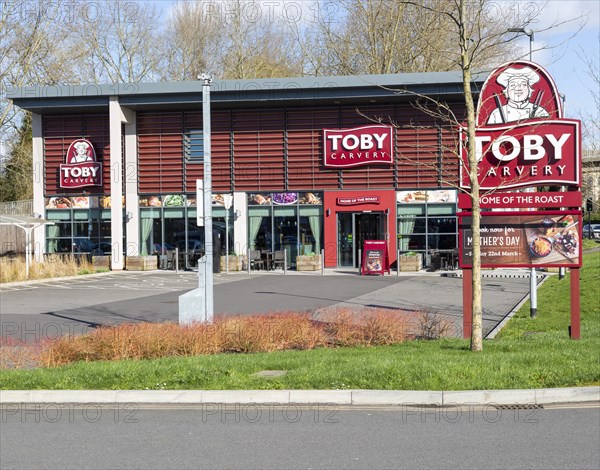 Toby carvery restaurant food chain, Trowbridge, Wiltshire, England, UK