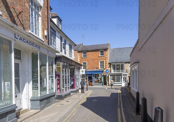 Shops in town centre of Shipston-on-Stour, Warwickshire, England, UK