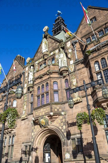 The Council House building opened 1917, Tudor style 20th century architecture, Coventry, England, UK