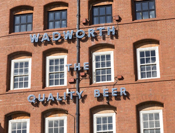 Wadworth Northgate brewery building, Devizes, Wiltshire, England, UK