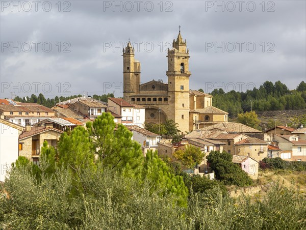 Church of San Andres Eliza, village of Elceigo, Alava, Basque Country, northern Spain