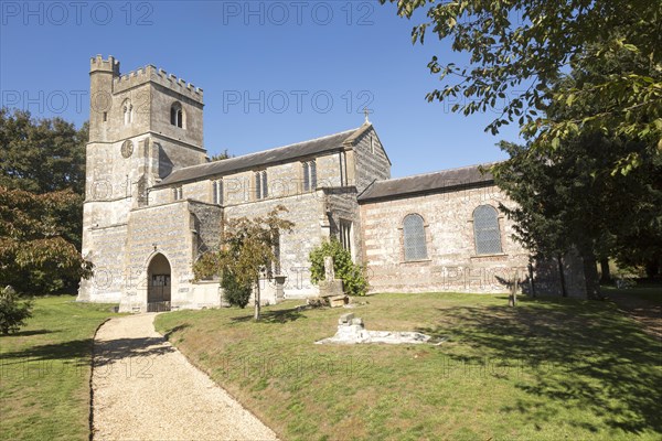 Church of All Saints, Enford, Wiltshire, England, UK