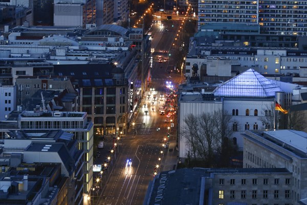 Leipziger Strasse in Berlin Mitte, 20.04.2021