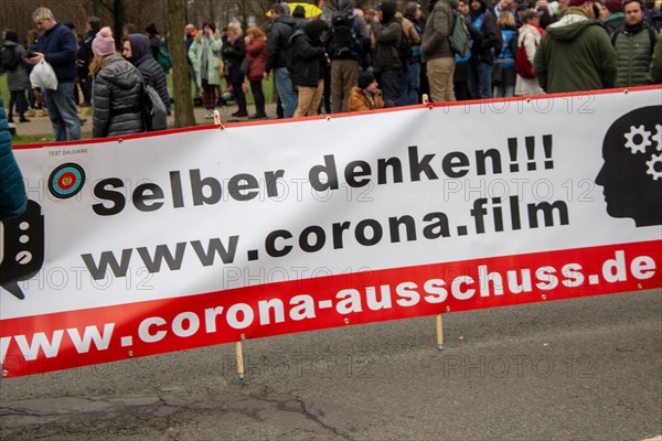 Brussels, 23 January: European demonstration for democracy, organised by the Europeans United initiative. The reason for the large demonstration is the encroachment on fundamental rights in Belgium, Germany, France and other states within the EU, Europe