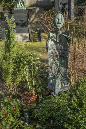 Thomas Brasch, Grave, Dorotheenstaedtischer Friedhof, Chausseestrasse, Mitte, Berlin, Germany, Europe