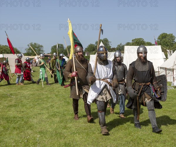 Stonham Barns History Alive event, Living History, Suffolk, England, UK 2019