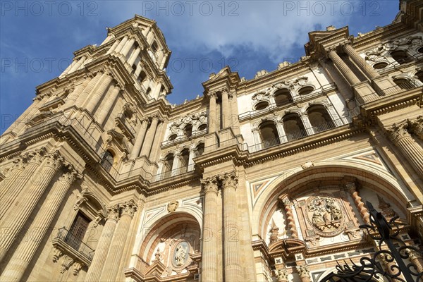 Historic cathedral church Malaga, Catedral de la Encarnacion de Malaga, Andalusia, Spain, Europe