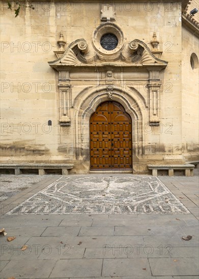 Ermita de Nuestra Senora Virgen de la Plaza, church, Plaza Mayor, Elceigo, Alava, Basque Country, Spain, Europe