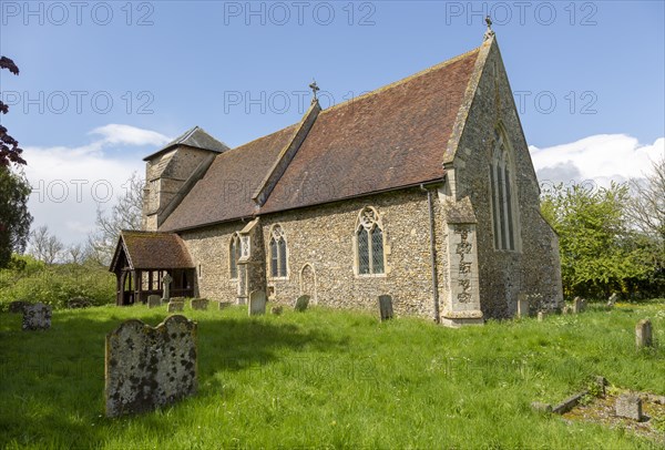 Village parish church of Saint Nicolas, Stanningfield Suffolk, England, UK