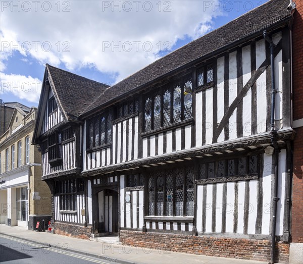 Historic half timbered Oak House in Northgate Street, Ipswich, Suffolk, England, UK Jackamans solicitors