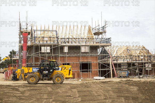 Bloor Homes new Longwood Fields housing development, Woodbridge, Suffolk, England, UK