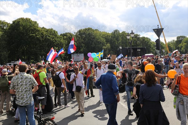 Major demonstration Berlin invites Europe - Festival for peace and freedom Berlin 29 August 2020