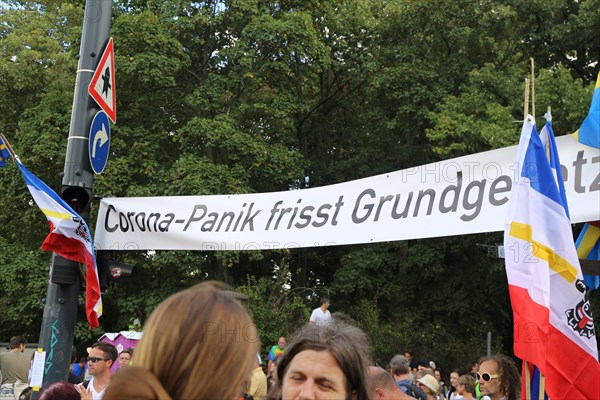 Major demonstration Berlin invites Europe - Festival for peace and freedom Berlin 29 August 2020