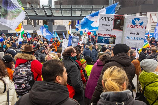 A large peace demonstration took place in Ramstein. Several thousand participants demonstrated under the slogan AMI STOP arms exports to Ukraine