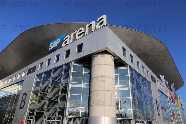 The SAP Arena in Mannheim, home of the Adler Mannheim and the Rhein-Necker Loewen as well as the venue for many other major events