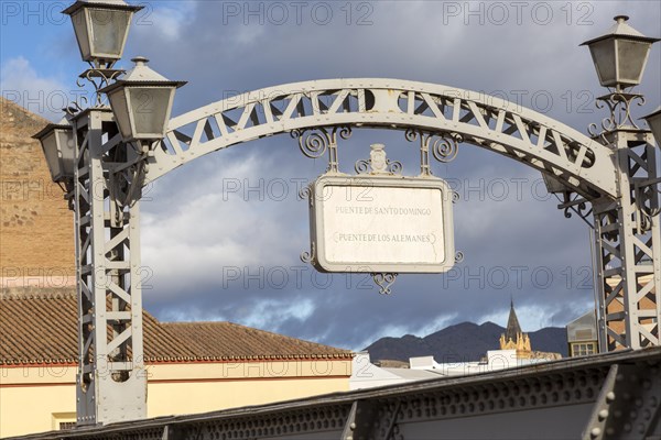 Puente de Santo Domingo, Puente de Los Alemanes bridge, city centre, Malaga, Spain, Europe