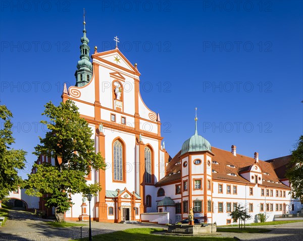 The monastery of St Marienstern is a Cistercian abbey in Panschwitz-Kuckau in the Upper Lusatia region of Saxony. St. Marienstern is an important cultural and religious centre for the Catholic Christians in the area, Panschwitz Kuckau, Saxony, Germany, Europe