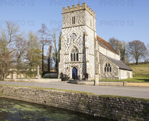 Village parish church of All Saints and St Mary, Chitterne, Wiltshire, England, UK