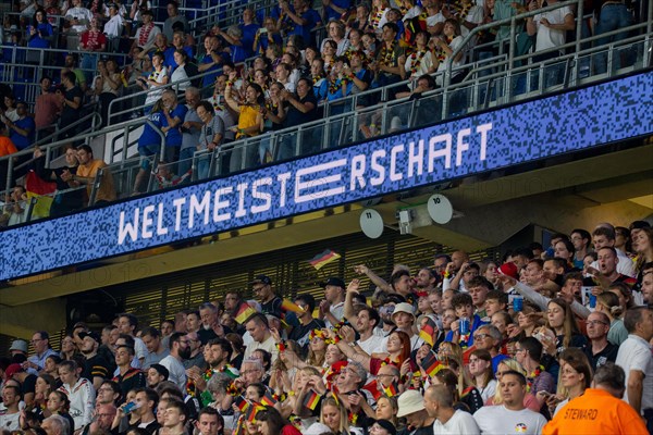 Fistball World Championship from 22 July to 29 July 2023 in Mannheim: Around 10, 000 spectators in the SAP Arena provided a record crowd on the final day