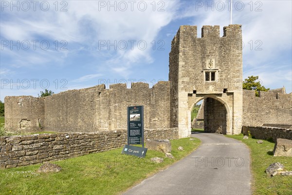 Farleigh Hungerford castle, Somerset, England, UK