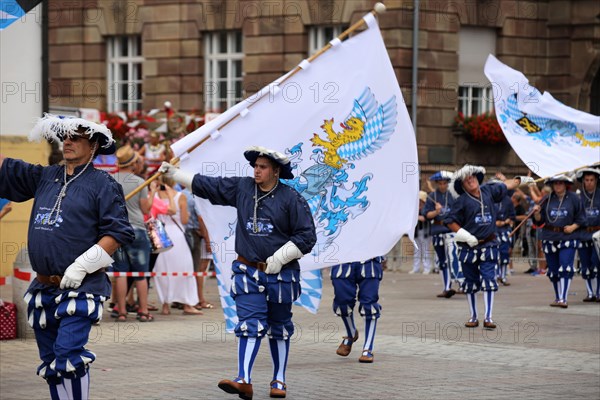 Fanfare band at the Speyer Brezelfest (Speyer, Rhineland-Palatinate 15/07/2018)