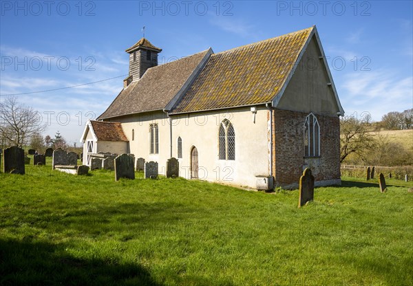 Village parish church of Saint Mary Magdalene, Withersdale, Suffolk, England, UK