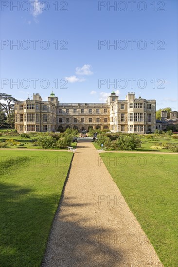 The Parterre garden Audley End House and Gardens, Essex, England, UK