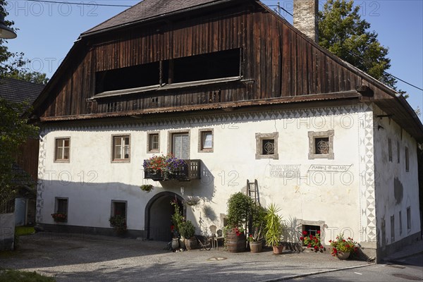 Old farm in Fresach, Carinthia, Austria, Europe